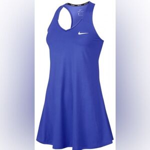 Nike court pure tennis dress paramount blue xs